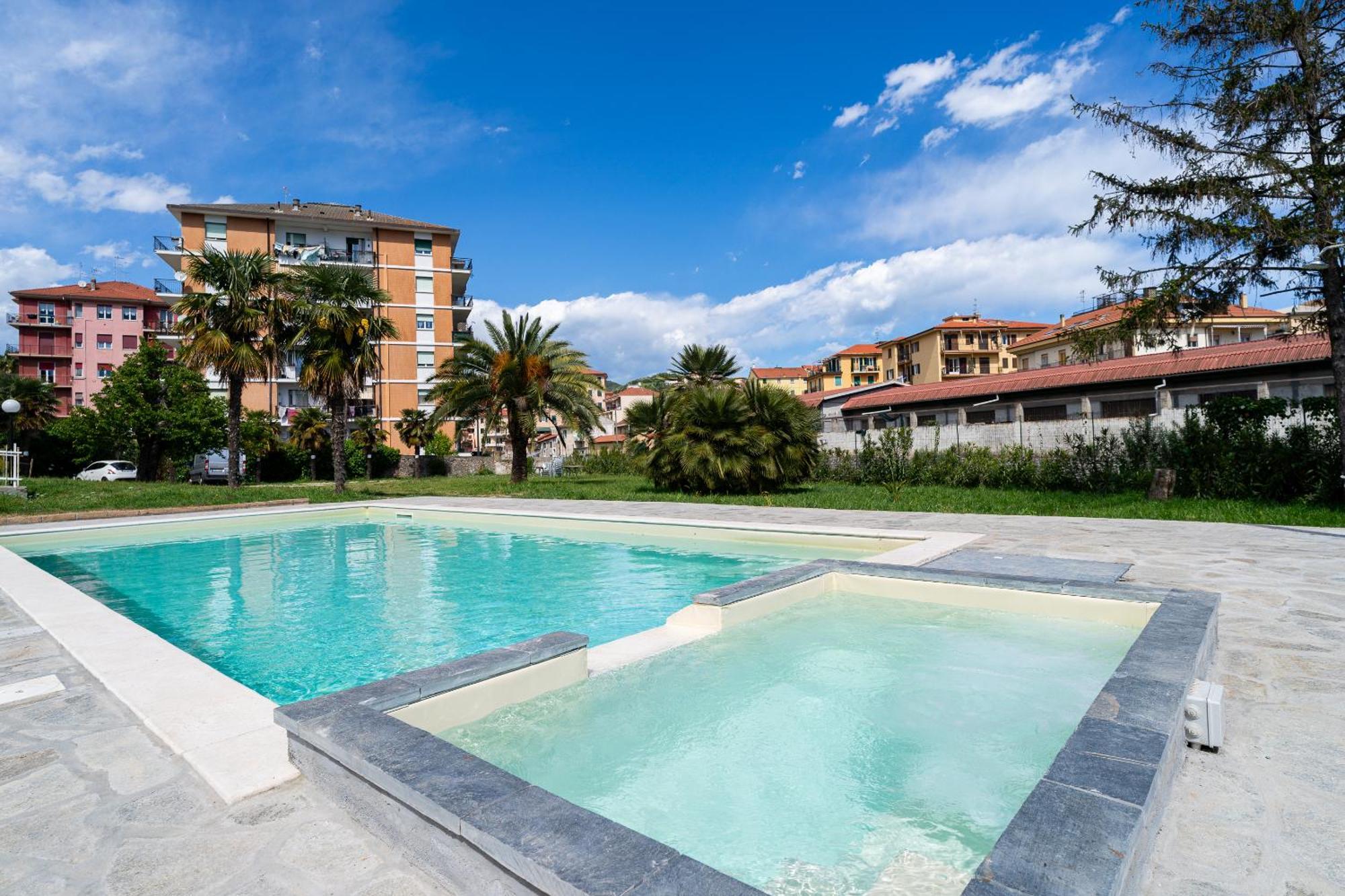 Il Gattino Di Porto - Apt 5 - Bilocale Terrazzo Piscina Imperia Extérieur photo